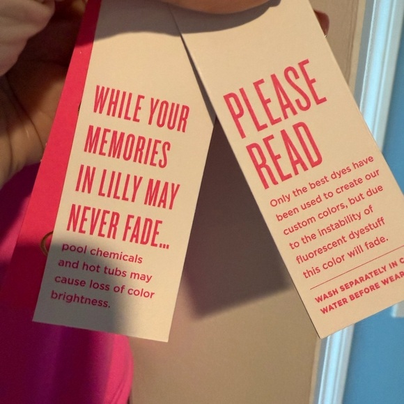 Lilly Pulitzer Isle Lattice Swim Suit Size 14 New - Picture 4 of 5